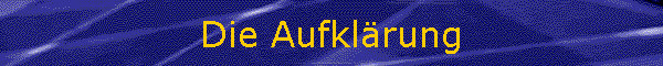 Die Aufklärung